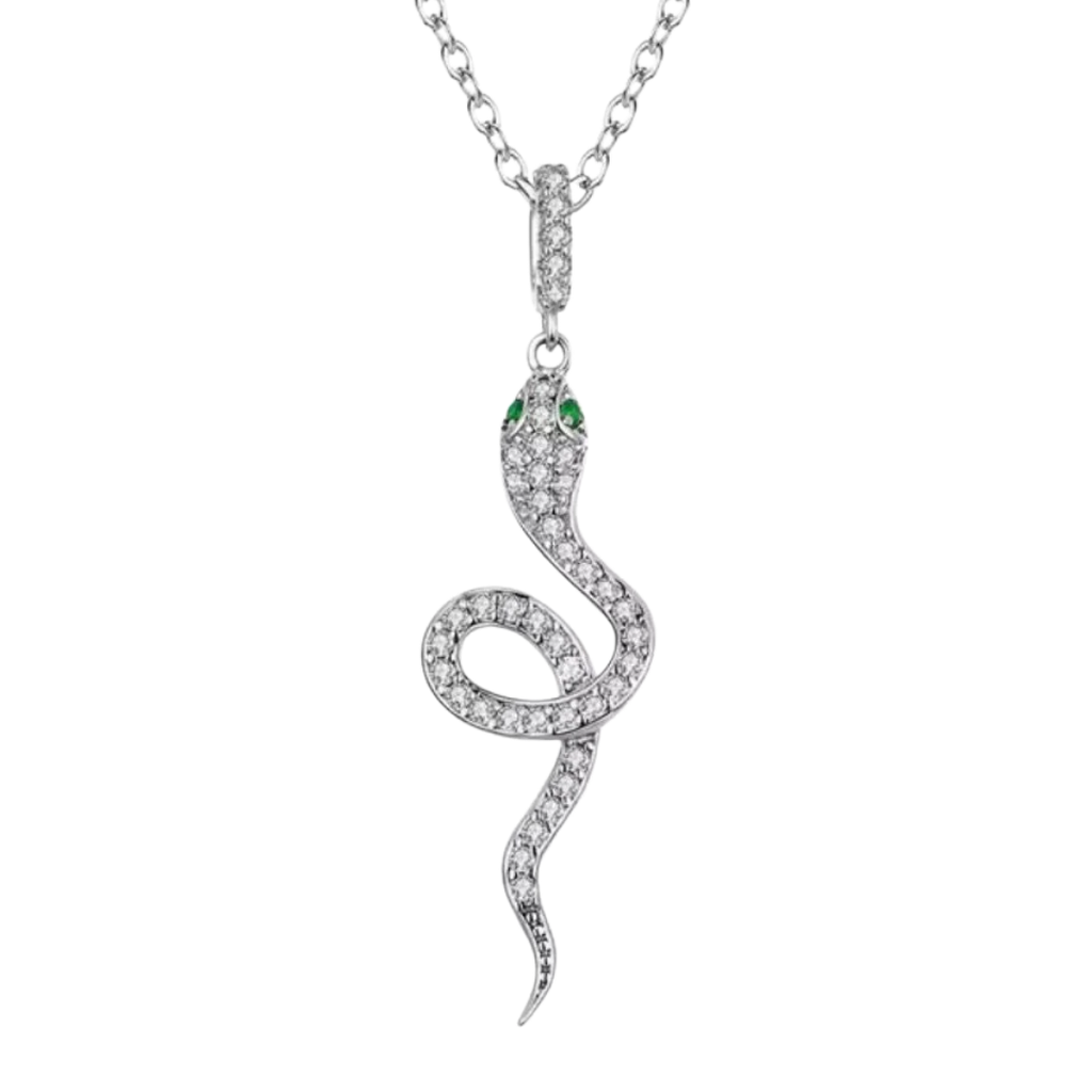 Collar Celestial Snake de plata 925