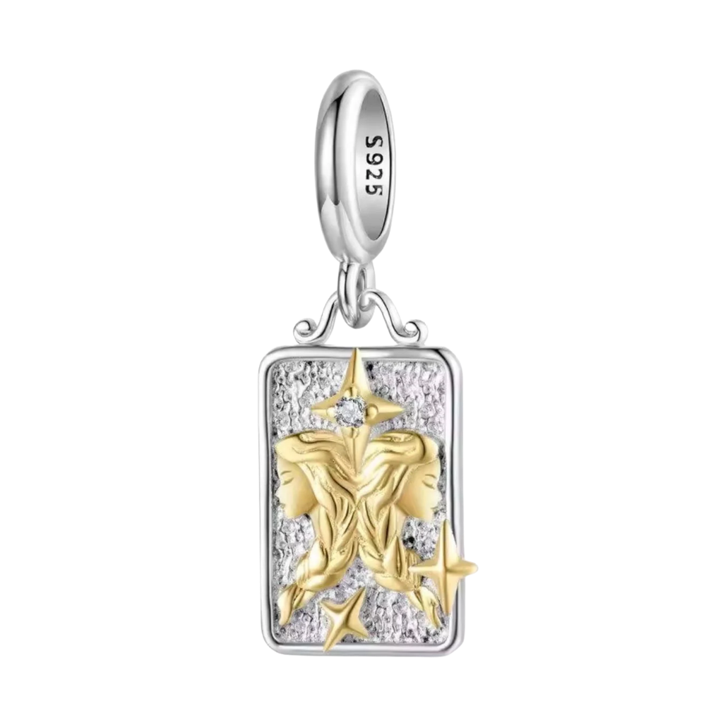 Collar Zodiaco Géminis de plata 925