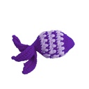 Pescado tejido con catnip morado