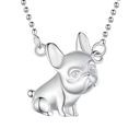 Collar Frenchie de plata 925