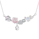 Collar Rosé Garden de plata 925
