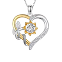 Collar Brillo de Amor Infinito de plata 925