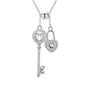 Collar Llave de Mi Amor de plata 925